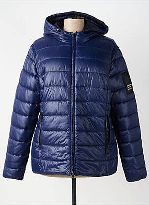 Doudoune manches longues a capuche bleu BETTY BARCLAY femme