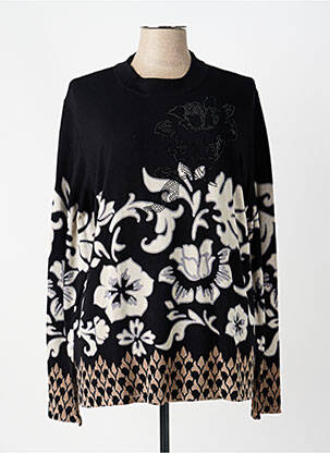 Pull stretch manches longues noir BETTY BARCLAY femme