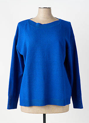 Pull col bateau manches longues bleu BETTY BARCLAY femme