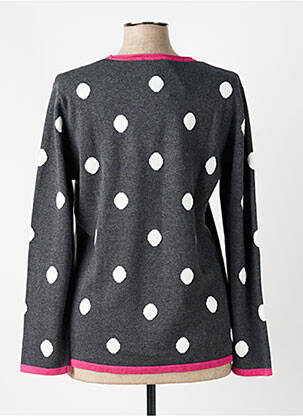 Pull tissage chiné manches longues gris MARBLE femme