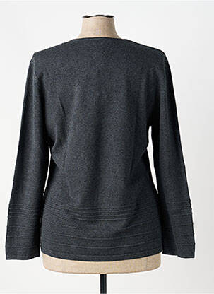 Pull tissage chiné manches longues gris MARBLE femme