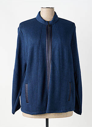 Veste casual poches bleu FRANK WALDER femme