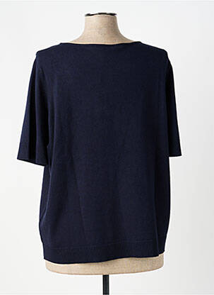 Pull coupe cintrée manches courtes bleu BETTY BARCLAY femme