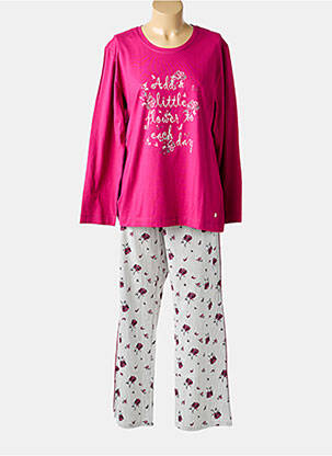 Pyjama tissage jersey violet PASTUNETTE femme