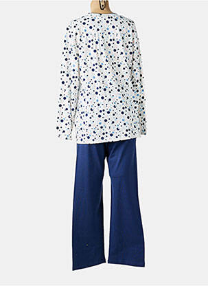 Pyjama tissage jersey bleu PASTUNETTE femme