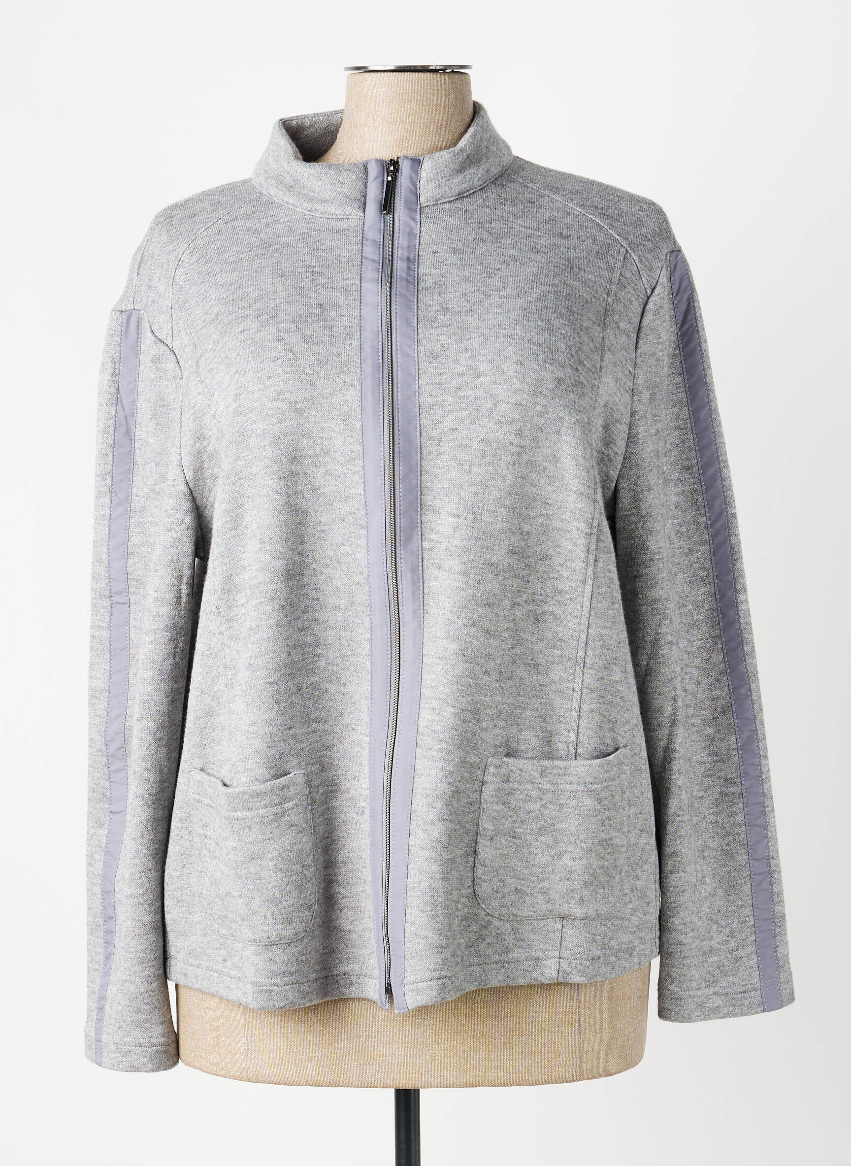 Veste casual poches gris FRANK WALDER femme