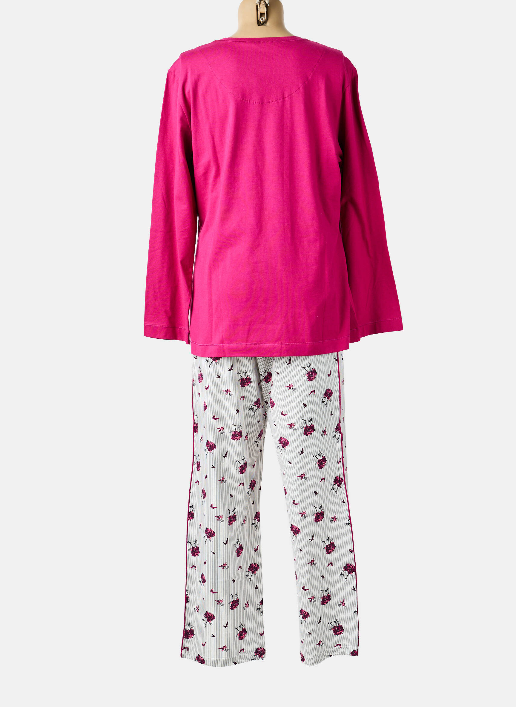 Pyjama tissage jersey violet PASTUNETTE femme