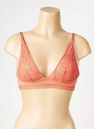 Soutien-gorge sans armature haut soutien-gorge emboitant orange PASSIONATA femme