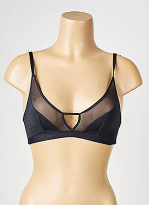 Soutien-gorge sans armature haut soutien-gorge emboitant noir DORINA femme