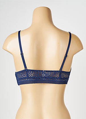 Soutien-gorge sans armature haut soutien-gorge emboitant bleu SIMONE PERELE femme