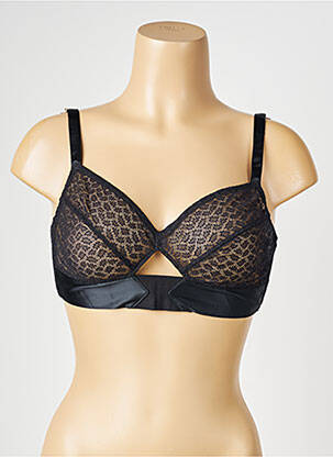 Soutien-gorge sans armature haut soutien-gorge emboitant noir IMPLICITE femme