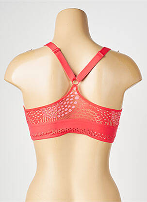 Soutien-gorge sans armature bralettes rouge IMPLICITE femme