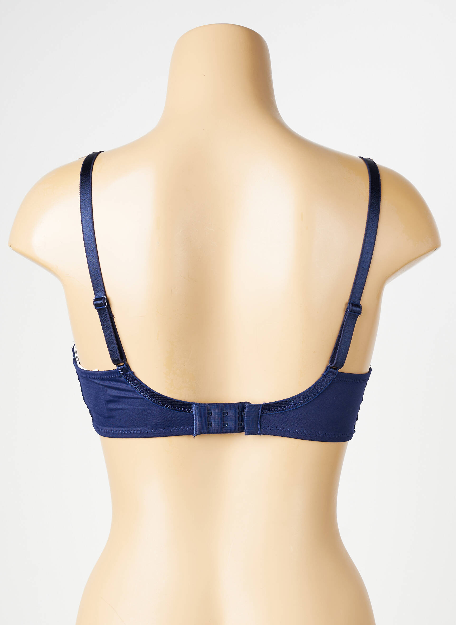 Soutien-gorge effet matière satinée haut soutien-gorge moulé bleu CHANTELLE femme