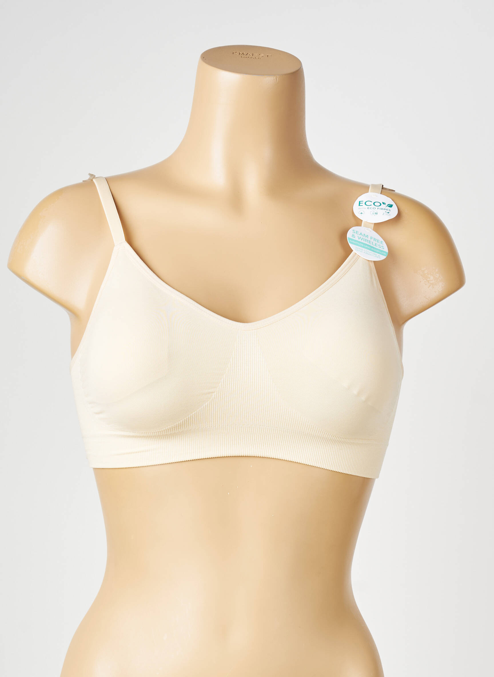 Soutien-gorge sans armature brassieres beige DORINA femme