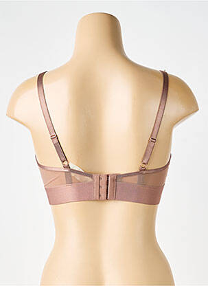Soutien-gorge bretelle multi position haut soutien-gorge emboitant marron DORINA femme