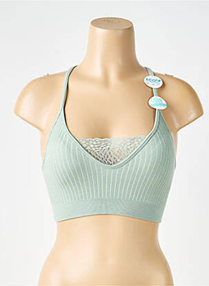 Soutien-gorge sans armature brassieres vert DORINA femme