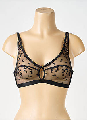 Soutien-gorge sans armature haut soutien-gorge emboitant noir SIMONE PERELE femme