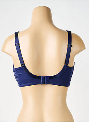 Soutien-gorge effet matière satinée haut soutien-gorge emboitant bleu CHANTELLE femme