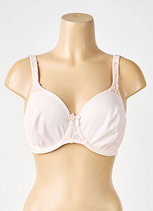 Soutien-gorge effet matière satinée haut soutien-gorge emboitant rose SIMONE PERELE femme