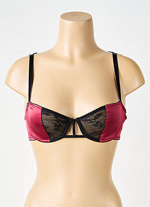 Soutien-gorge effet matière satinée haut soutien-gorge balconnet noir PASSIONATA femme