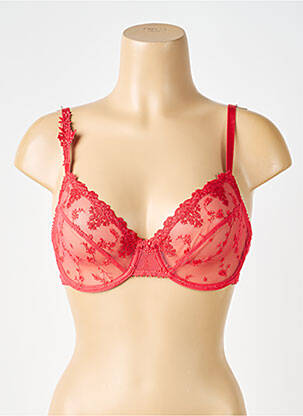 Soutien-gorge tissage tulle haut soutien-gorge emboitant rouge PASSIONATA femme