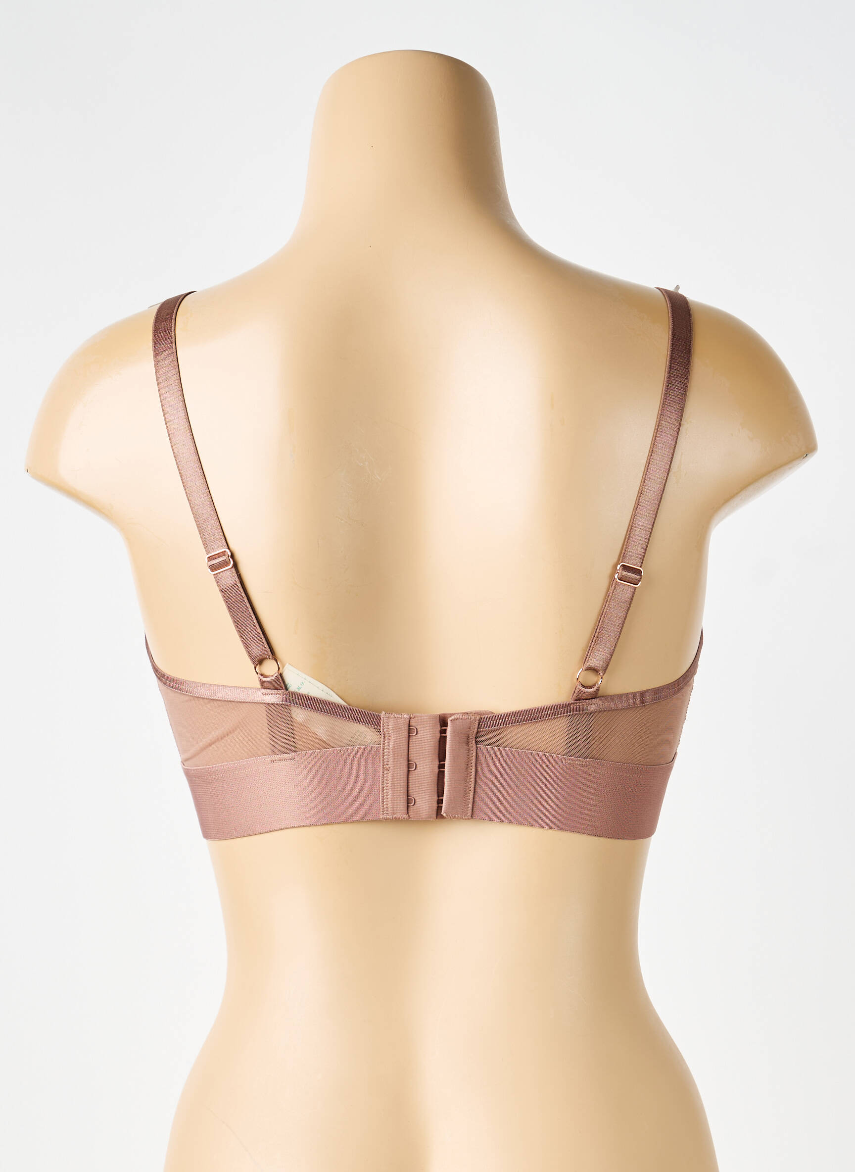 Soutien-gorge bretelle multi position haut soutien-gorge emboitant marron DORINA femme
