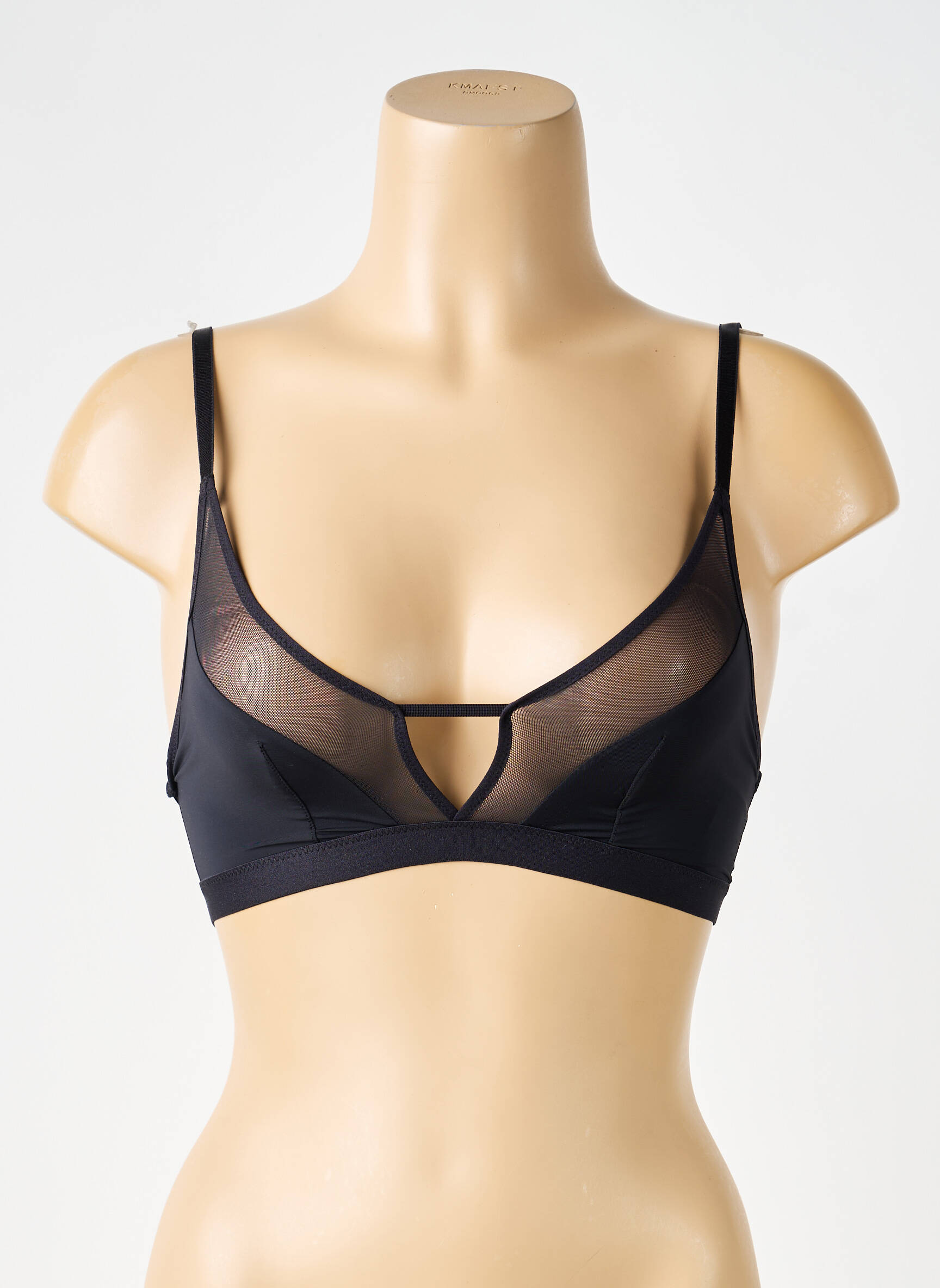 Soutien-gorge bretelle multi position haut soutien-gorge emboitant noir DORINA femme