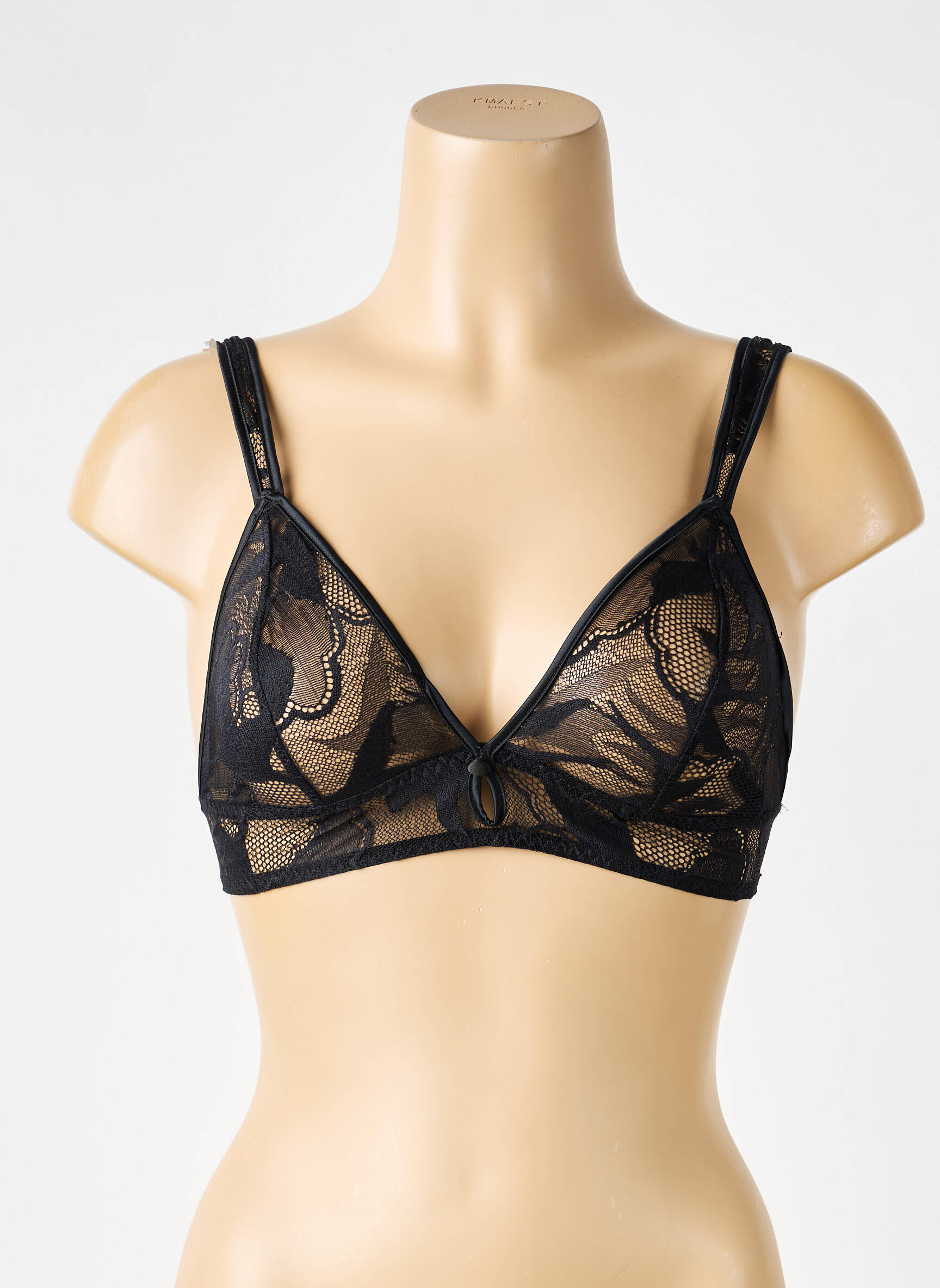 Soutien-gorge sans armature haut soutien-gorge emboitant noir SIMONE PERELE femme