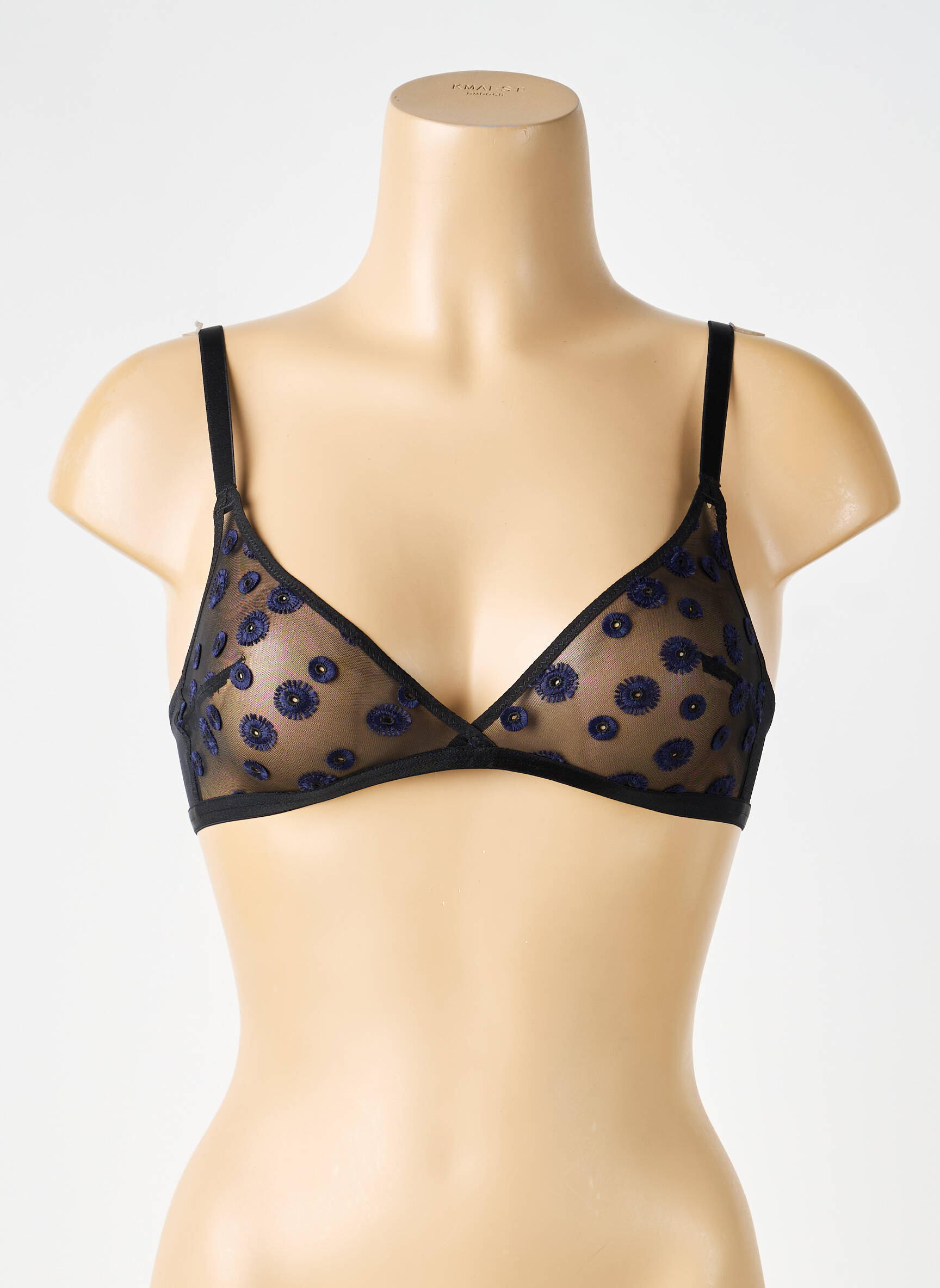 Soutien-gorge sans armature haut soutien-gorge emboitant noir SIMONE PERELE femme