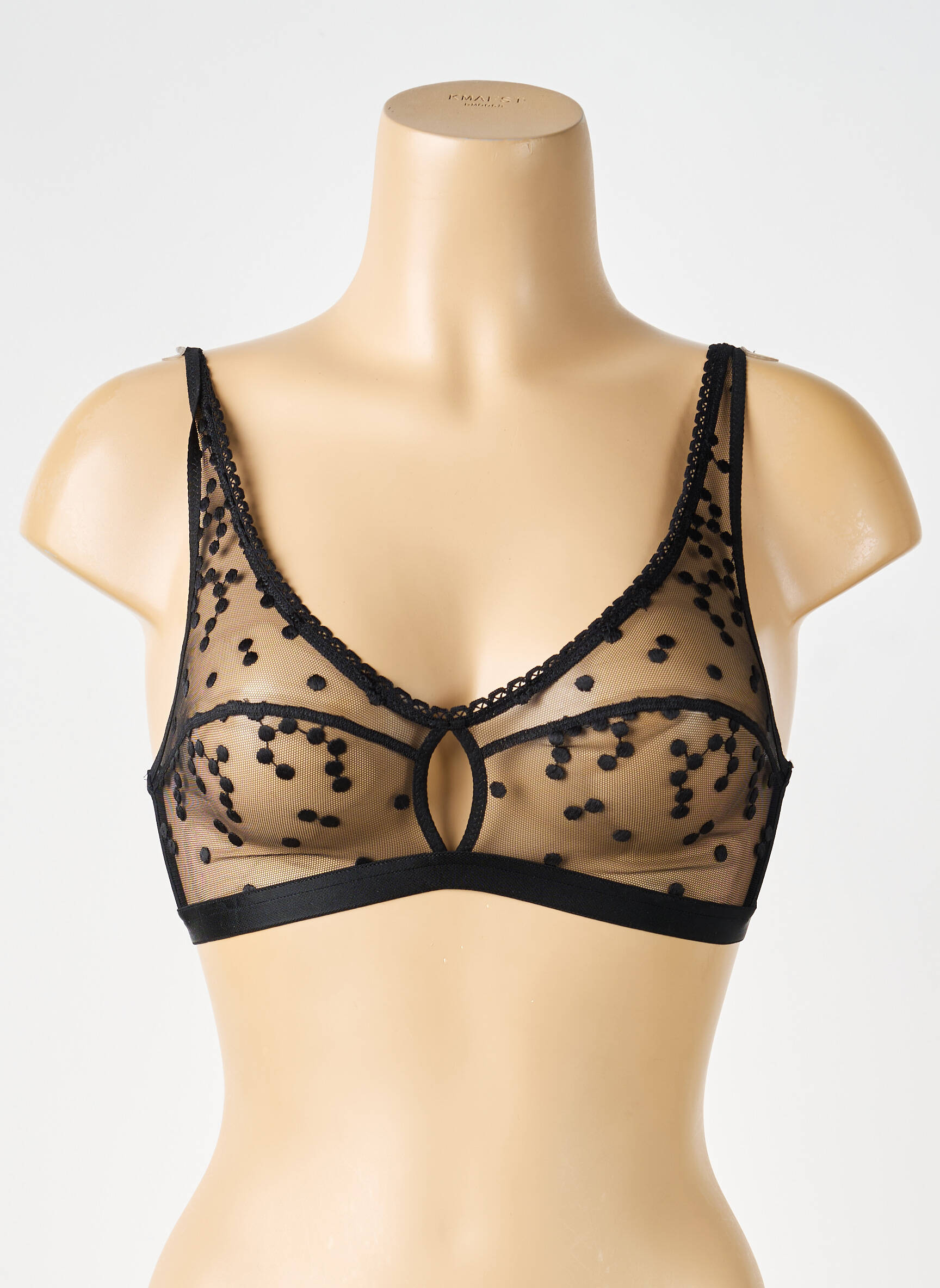 Soutien-gorge sans armature haut soutien-gorge emboitant noir SIMONE PERELE femme
