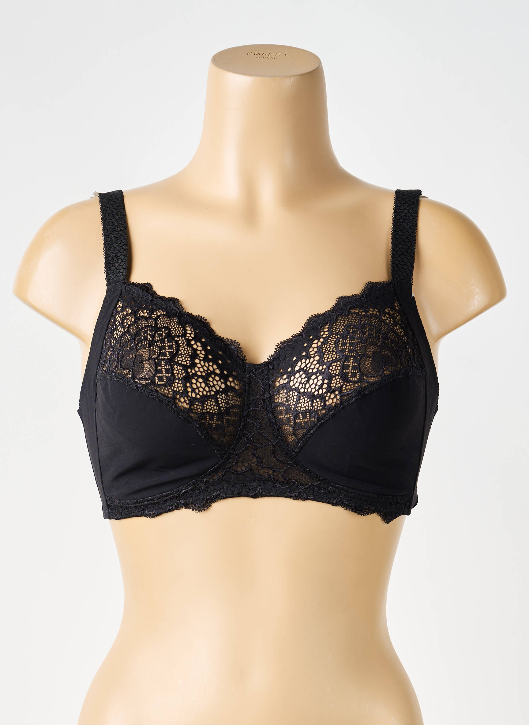 Soutien-gorge effet matière satinée haut soutien-gorge emboitant noir SIMONE PERELE femme