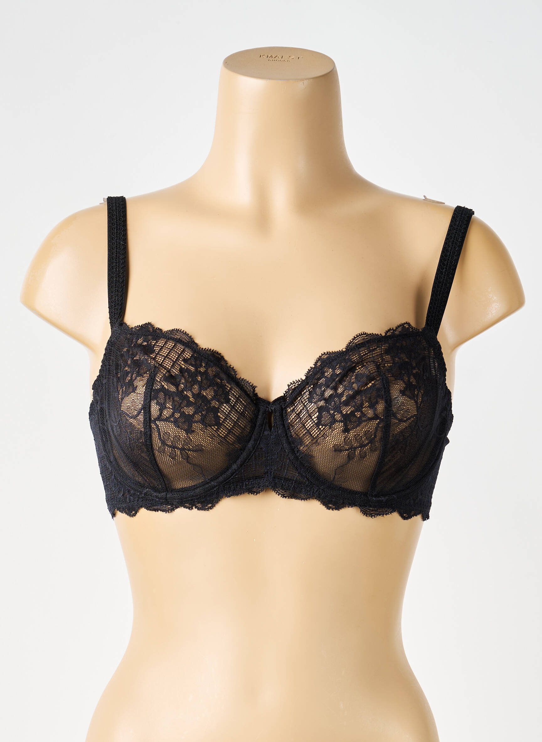 Soutien-gorge légère et transparente haut soutien-gorge emboitant noir SIMONE PERELE femme