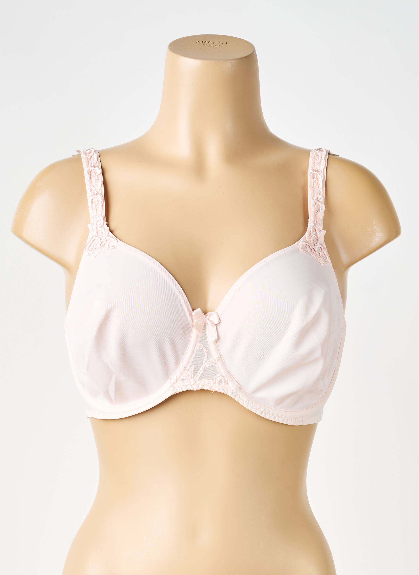 Soutien-gorge effet matière satinée haut soutien-gorge emboitant rose SIMONE PERELE femme