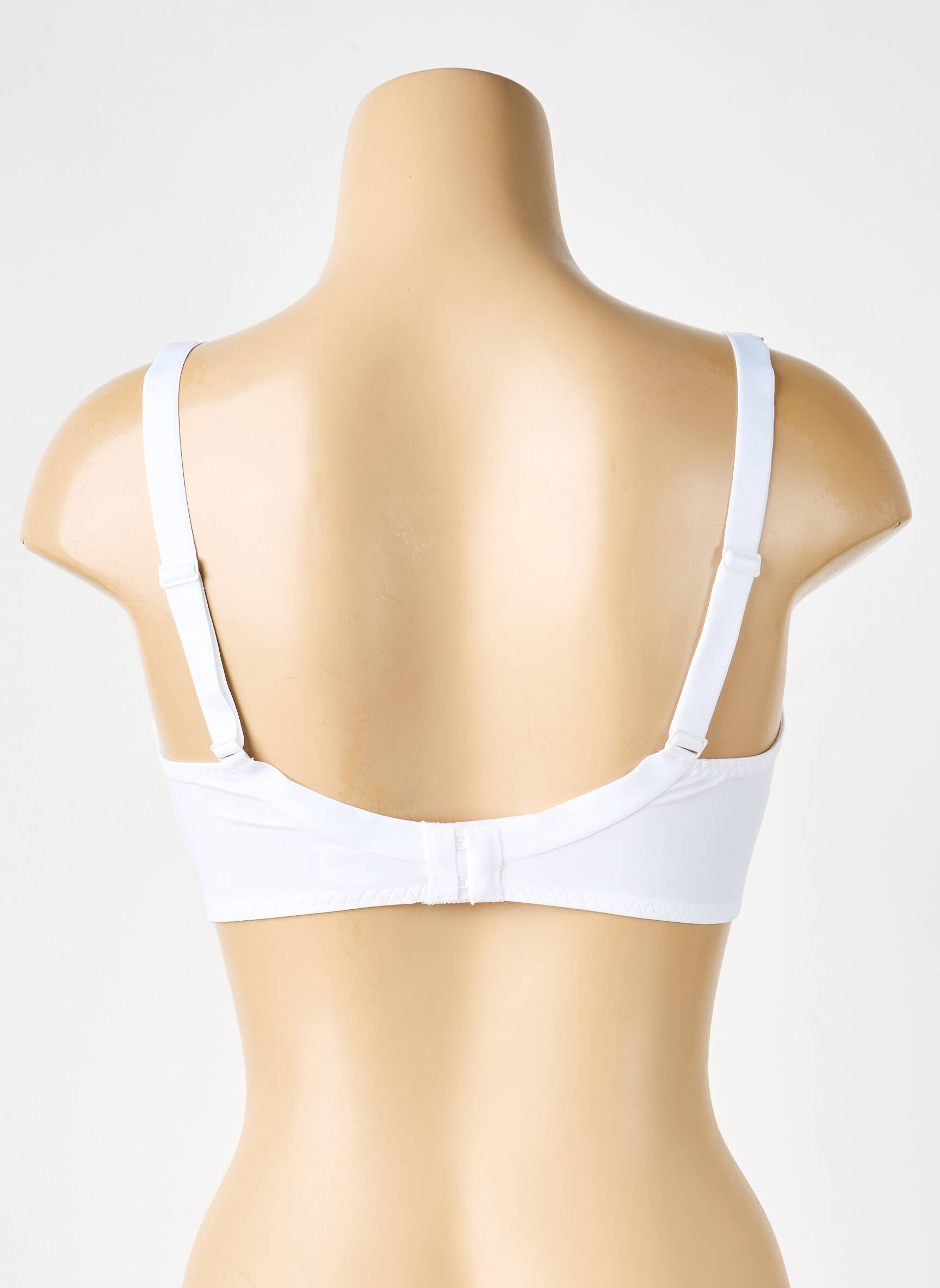 Soutien-gorge effet matière satinée haut soutien-gorge emboitant blanc SIMONE PERELE femme
