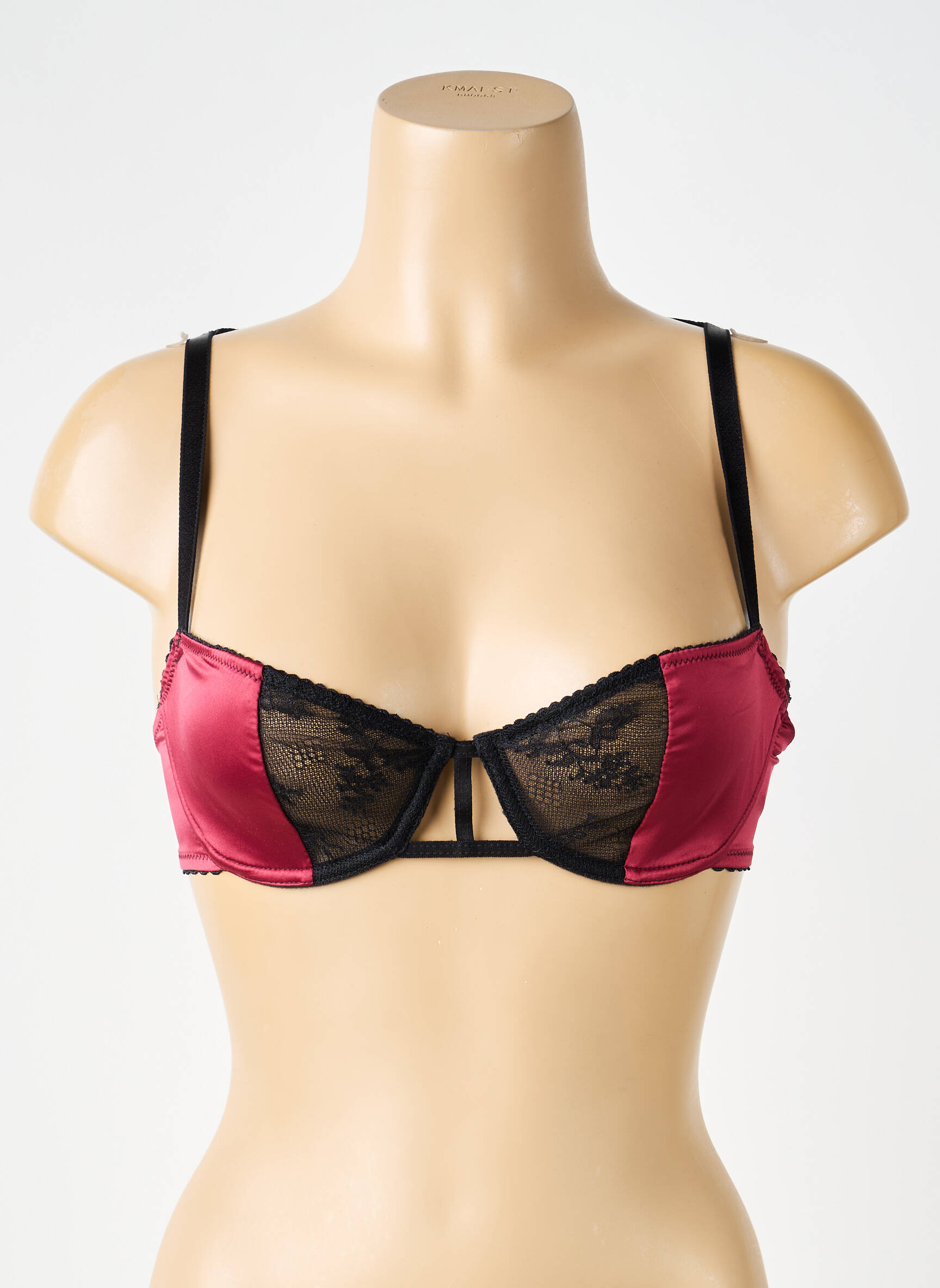 Soutien-gorge effet matière satinée haut soutien-gorge balconnet noir PASSIONATA femme