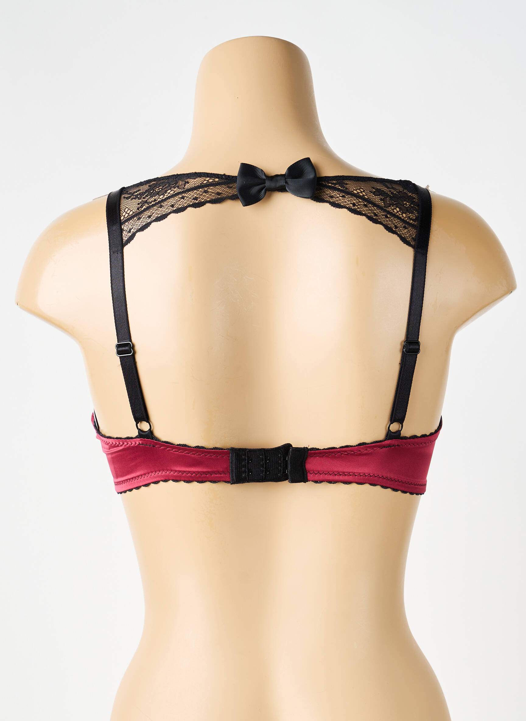 Soutien-gorge effet matière satinée haut soutien-gorge balconnet noir PASSIONATA femme