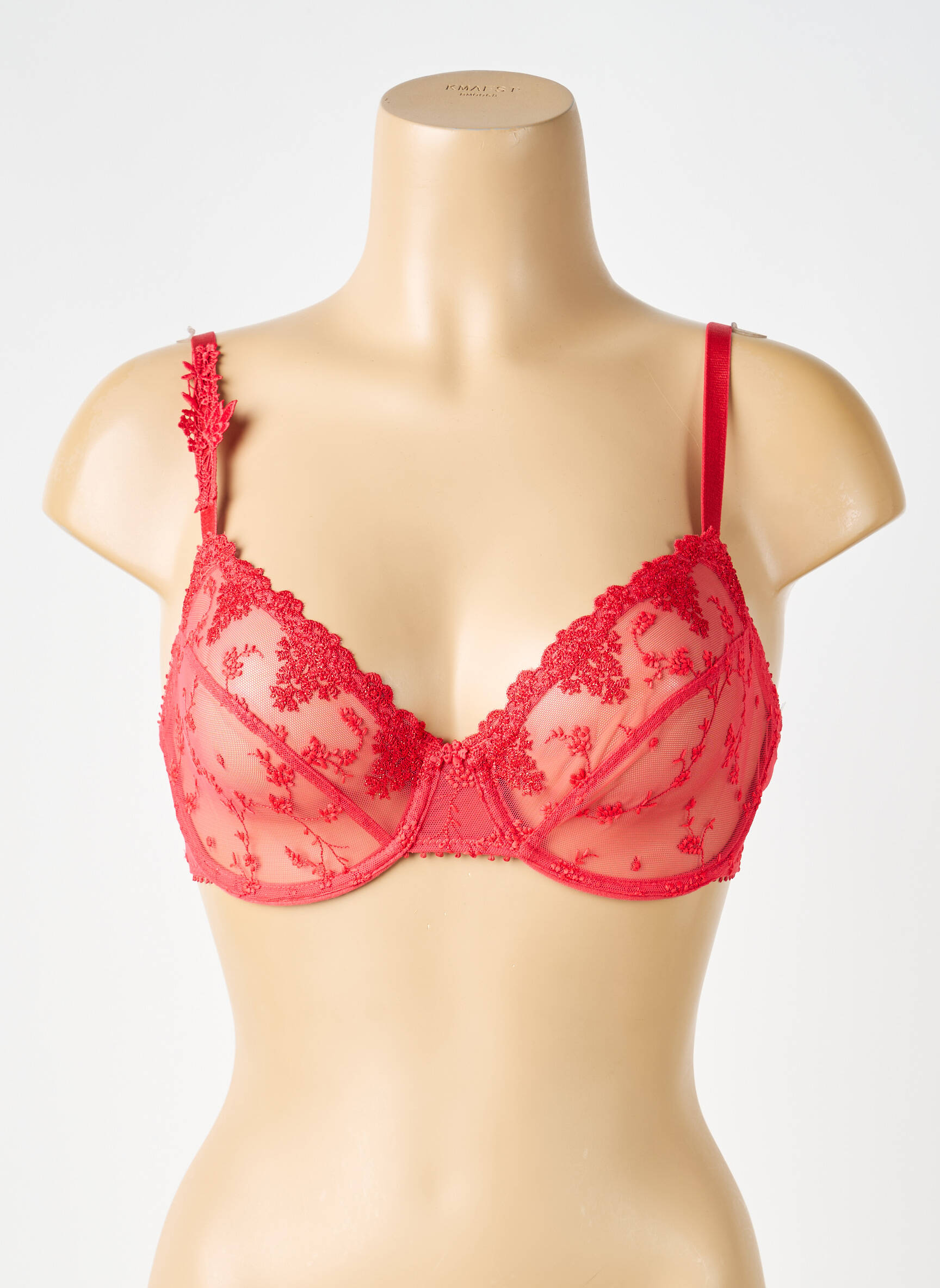 Soutien-gorge tissage tulle haut soutien-gorge emboitant rouge PASSIONATA femme