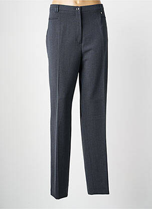 Pantalon droit taille à pinces taille normale gris SAINT HILAIRE femme