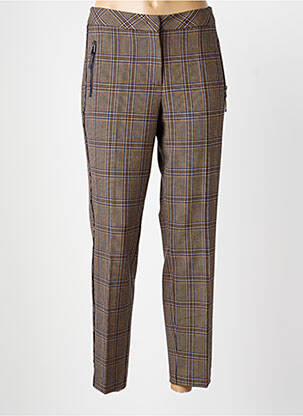 Pantalon slim taille élastique taille normale marron BETTY BARCLAY femme