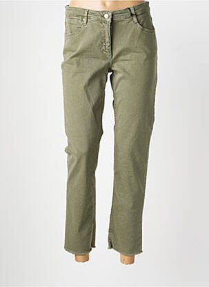 Jeans coupe slim tissage brut taille normale vert BETTY BARCLAY femme