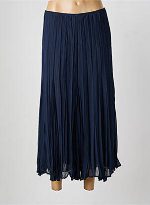 Jupe longue coupe fluide bleu SOMMERMANN femme
