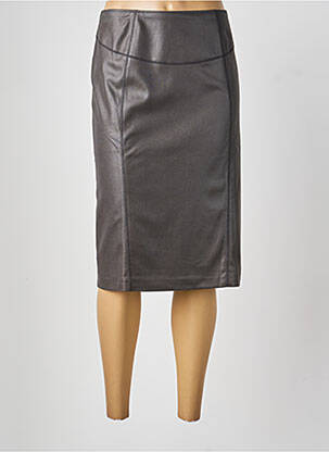 Jupe mi-longue taille normale gris SOMMERMANN femme