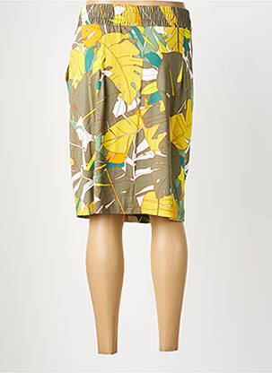 Jupe mi-longue stretch jaune BETTY BARCLAY femme
