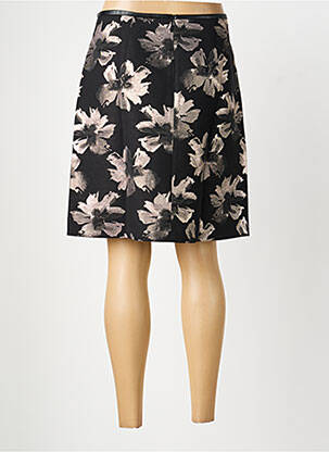 Jupe mi-longue coupe évasée noir COMMA, femme