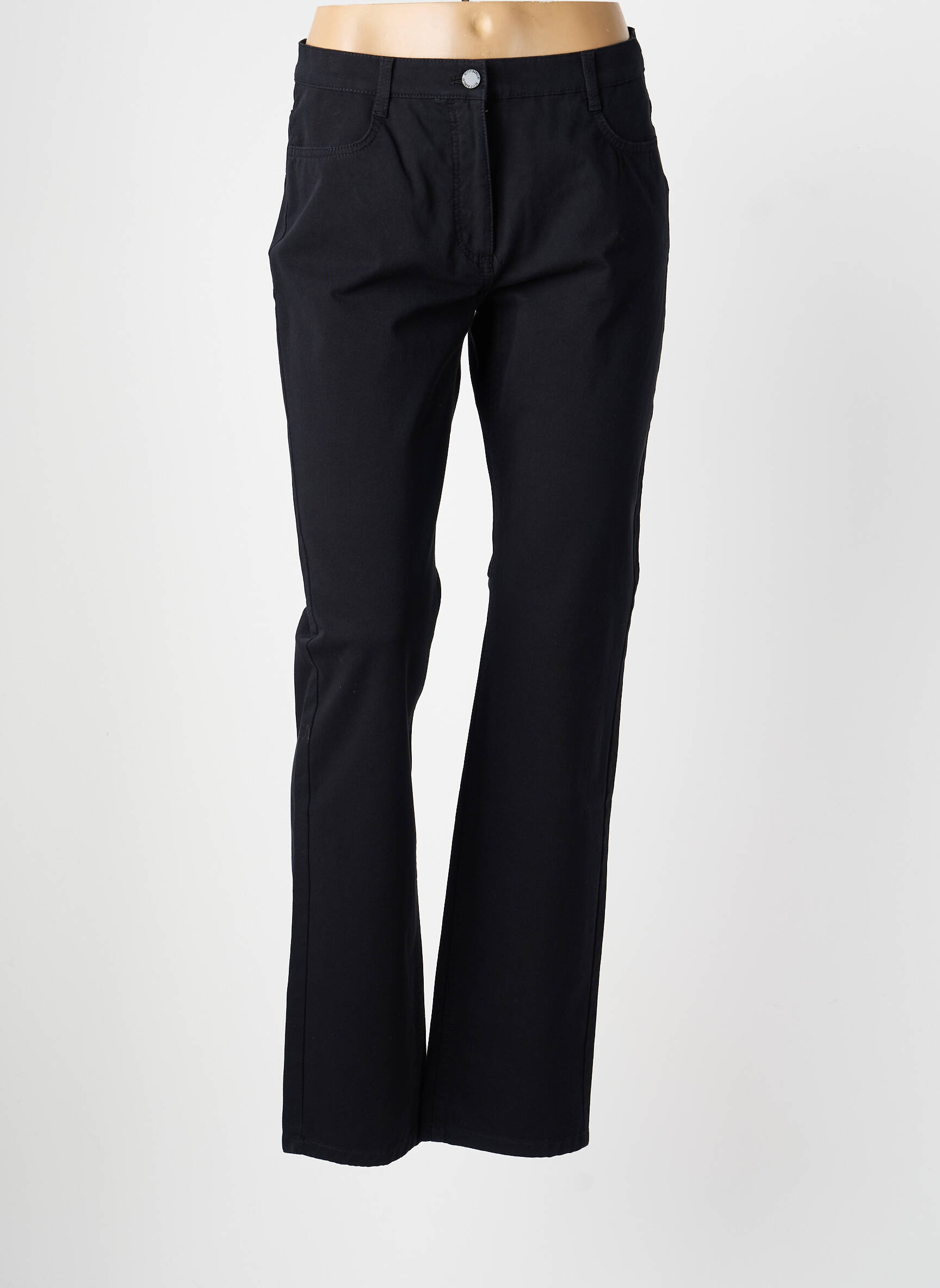 Jeans coupe slim tissage brut taille normale noir BETTY BARCLAY femme