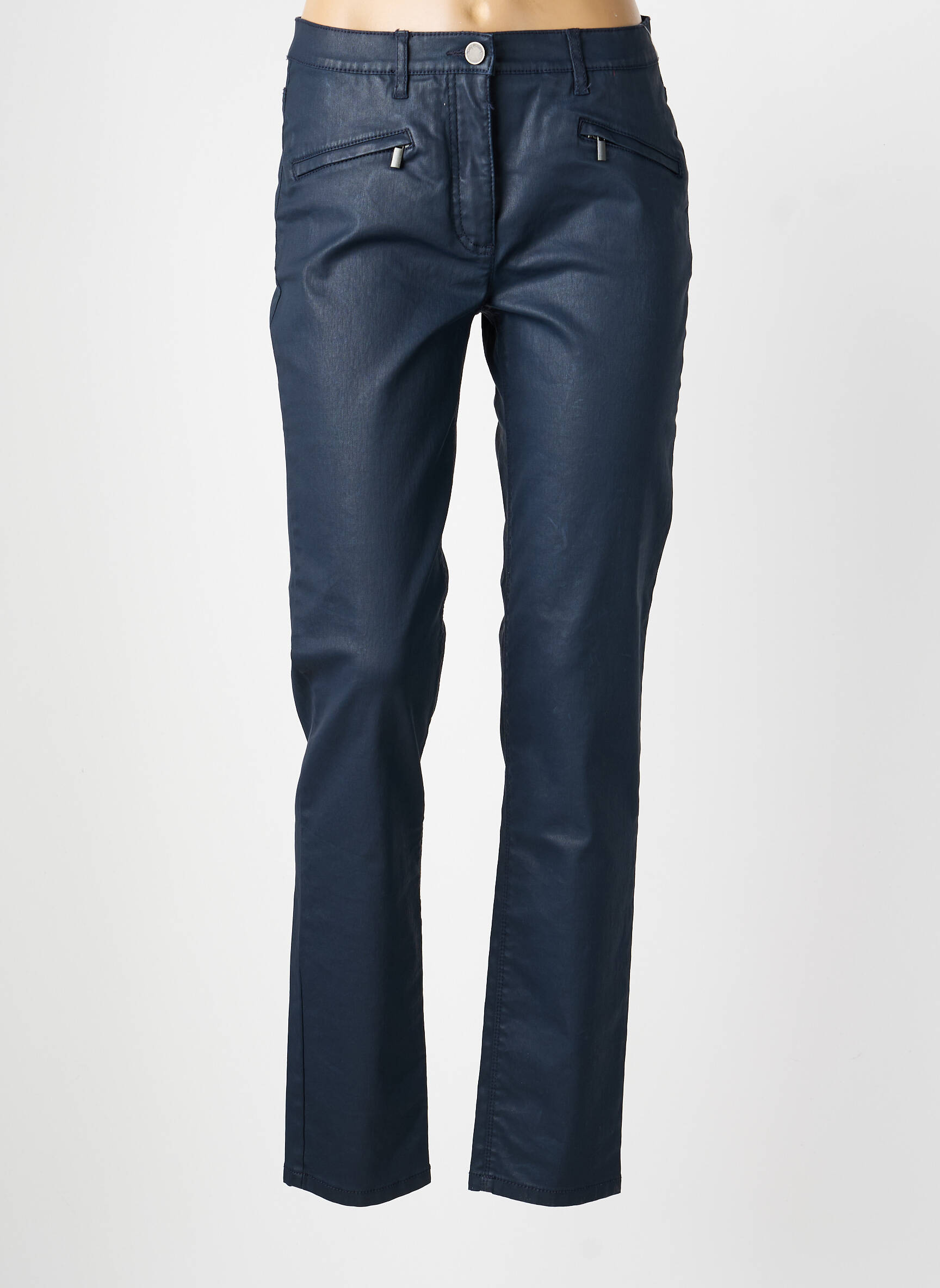 Pantalon slim taille normale taille normale bleu BETTY BARCLAY femme