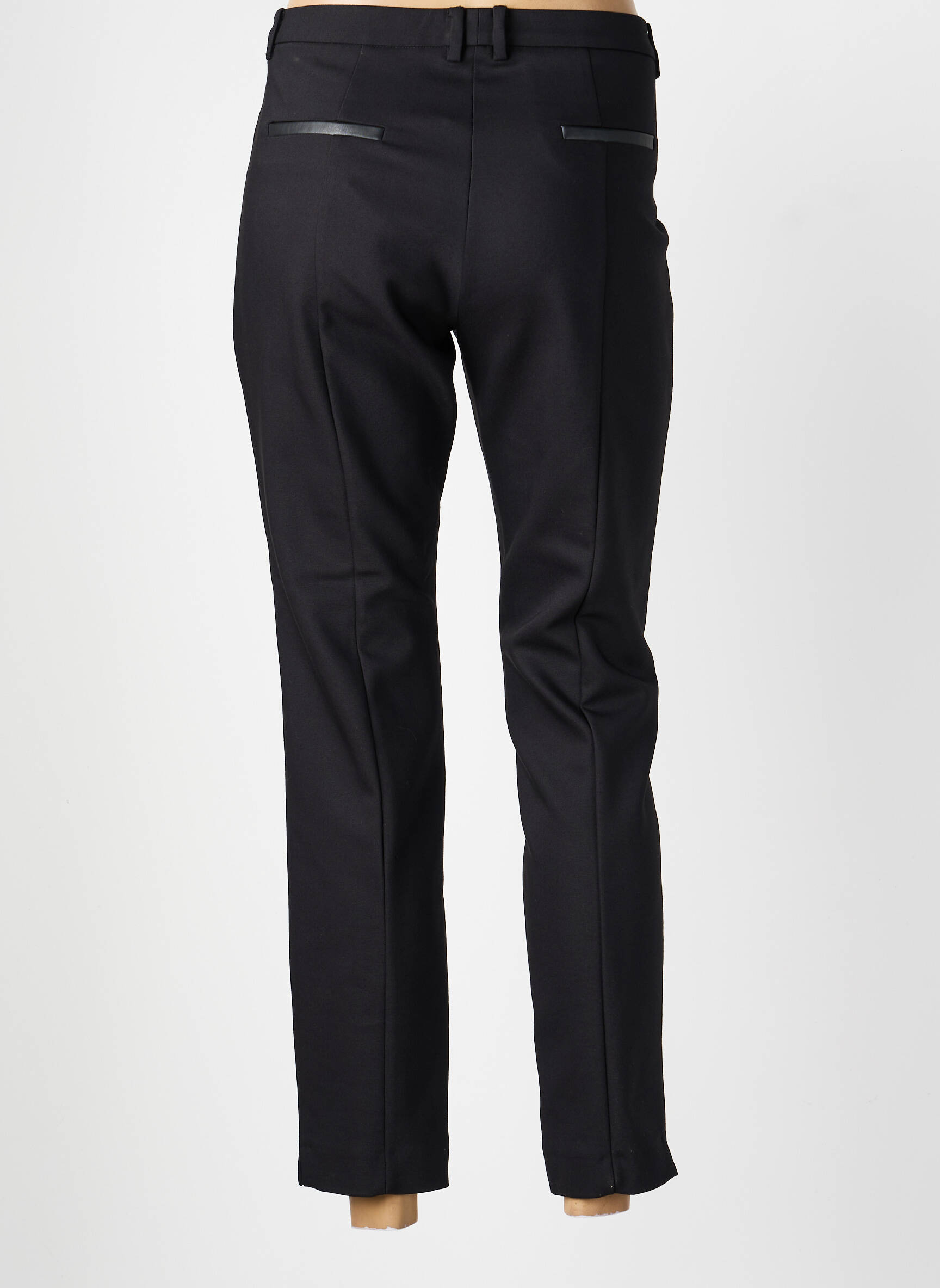 Pantalon 7/8 stretch taille normale noir MORE & MORE femme