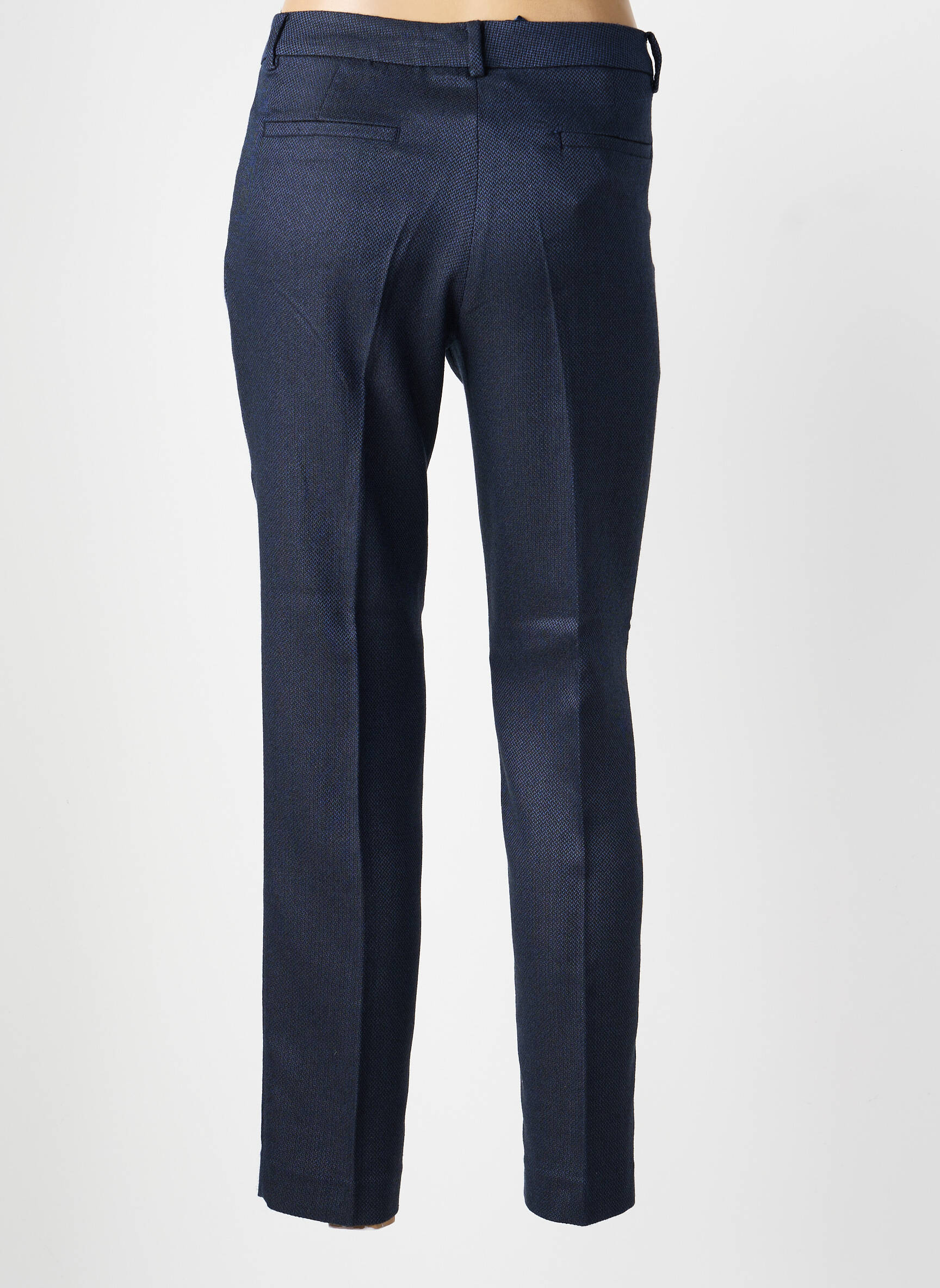 Pantalon slim taille normale taille normale bleu MORE & MORE femme