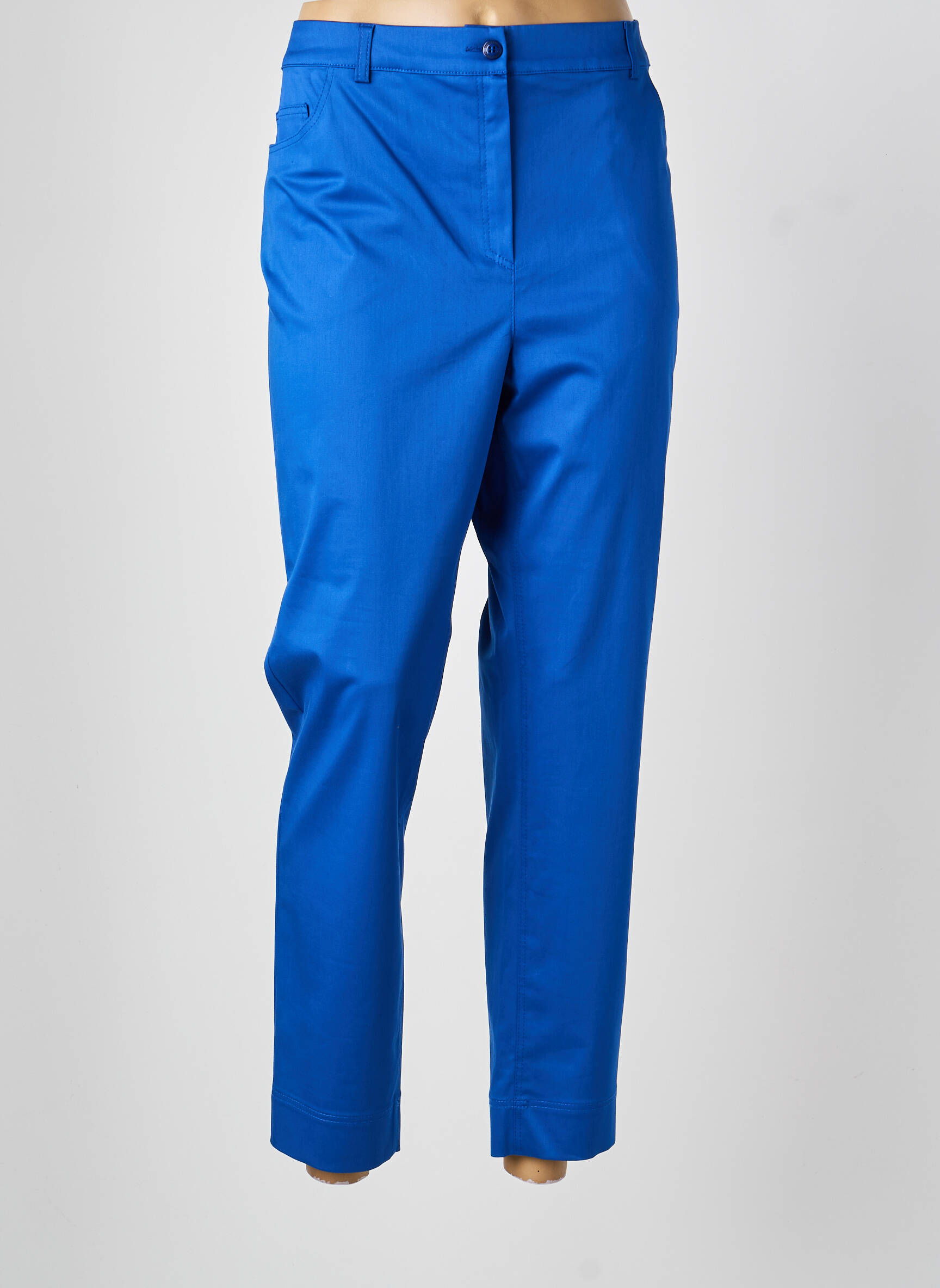 Pantalon slim taille normale taille normale bleu CHRISTIAN MARRY femme