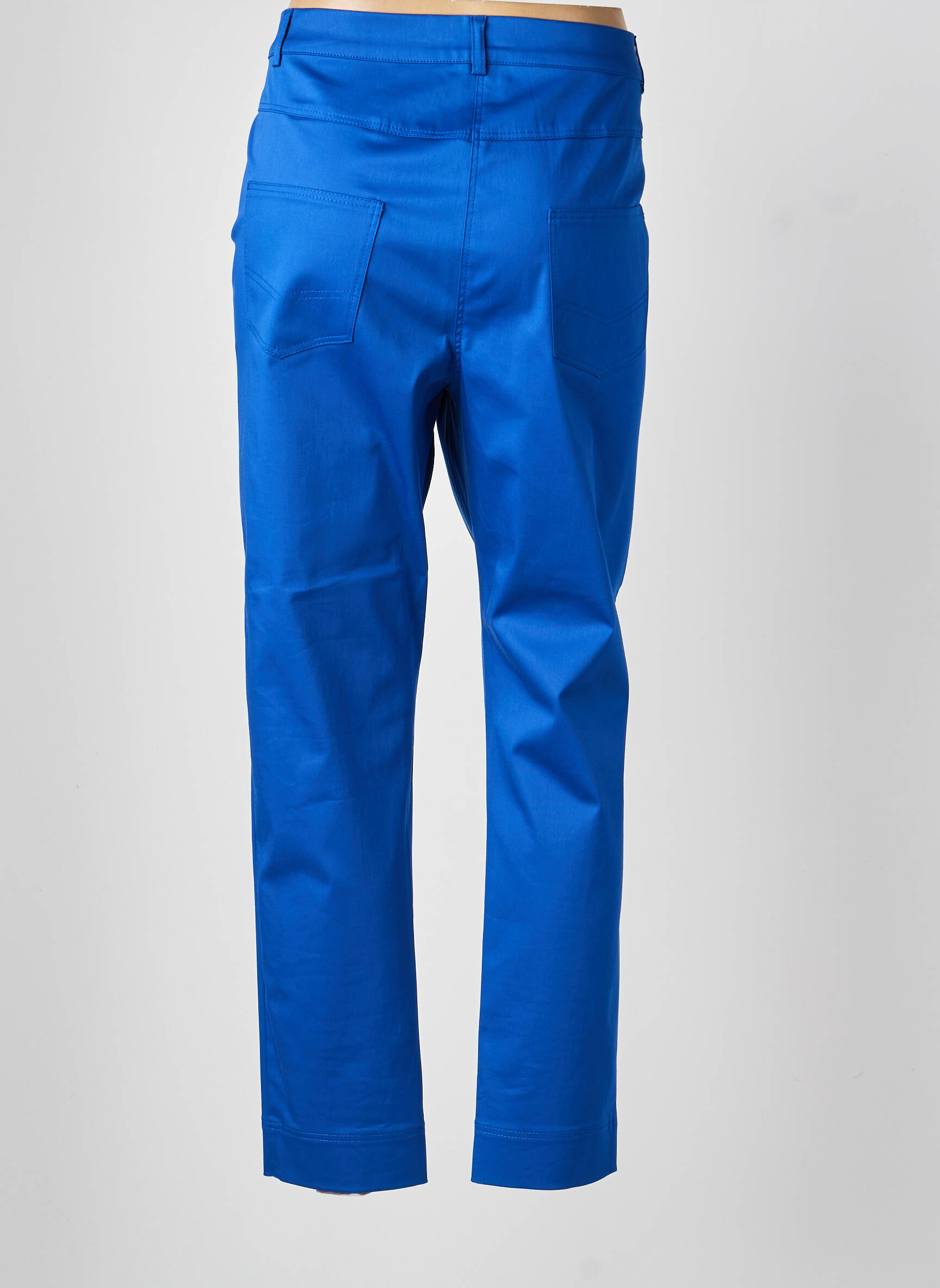 Pantalon slim taille normale taille normale bleu CHRISTIAN MARRY femme
